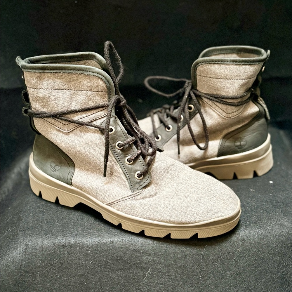 🏷 Timberland | "City Blazer" High-Top Rugged Chukka Boots - Men's 8, Gray/Black